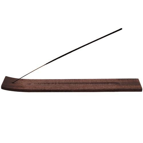 Incense Dark Stained Wooden Boat Buner