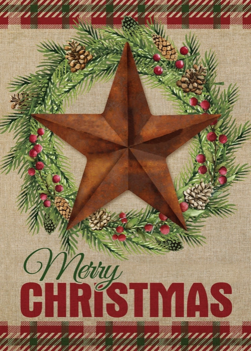 Barn Star Garden Flag - WHD Floral