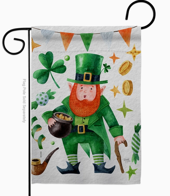 Leprechaun Gold Garden Flag - Two Group Flag Co.