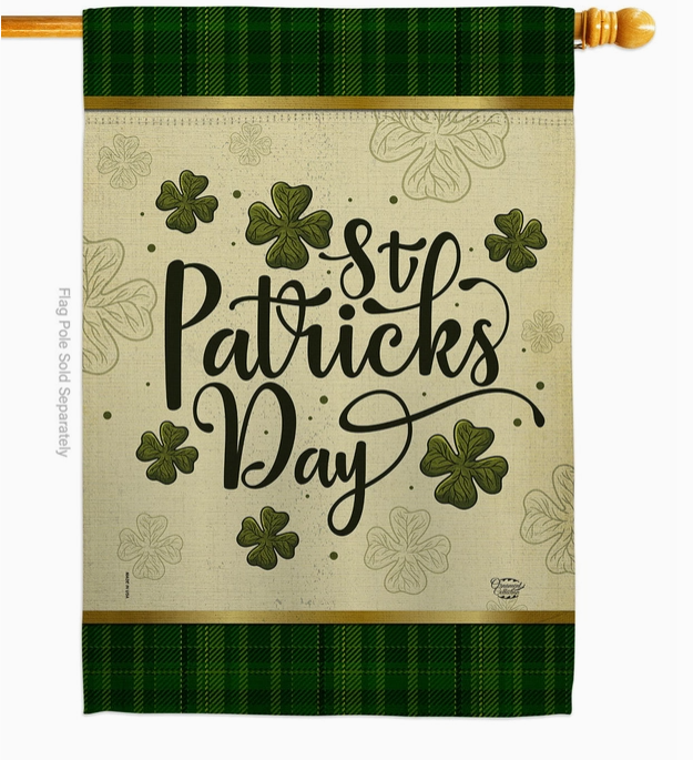 Tartan St. Pat's House Flag - Two Group Flag Co.