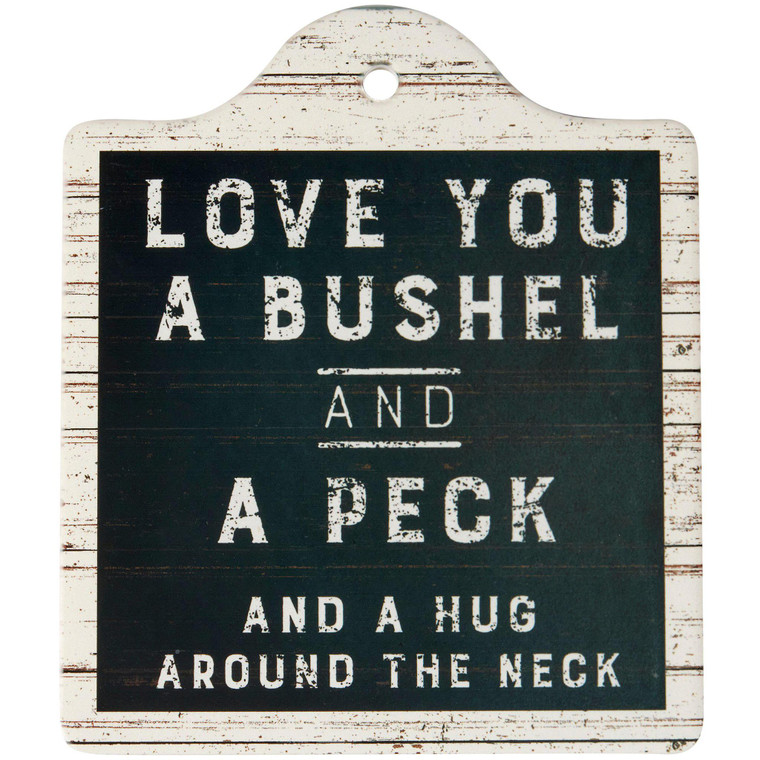 Bushel and a Peck Stone Trivet - Primitives By Kathy