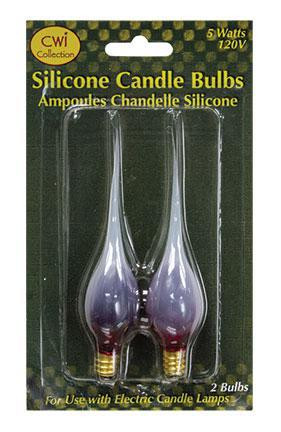 Transparent Red Silicone Light Bulb - CWI