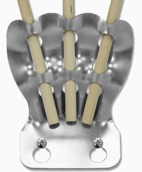 3 Prong Stick Flag Bracket - Metal