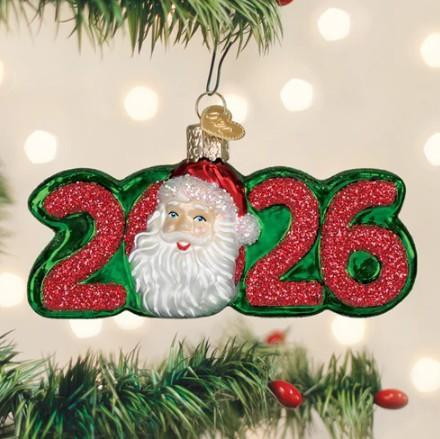 Old World 2026 Santa Ornament