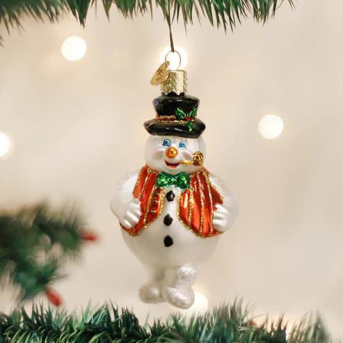 Old World Mr. Frosty Snowman Ornament