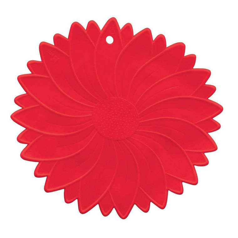 Silicone Jar Opener Red Flower - HIC