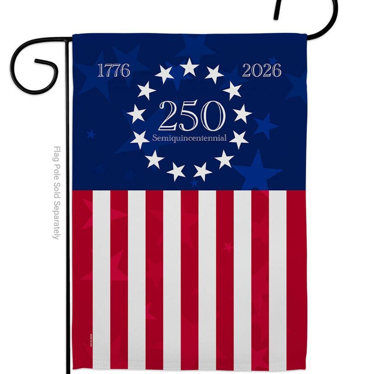 America 250 Semiquincentennial Betsy Ross Garden Flag