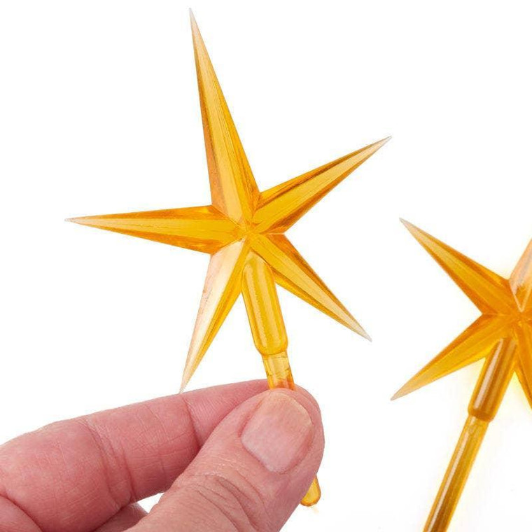 Ceramic Tree  Large Gold Star - 2 Pack