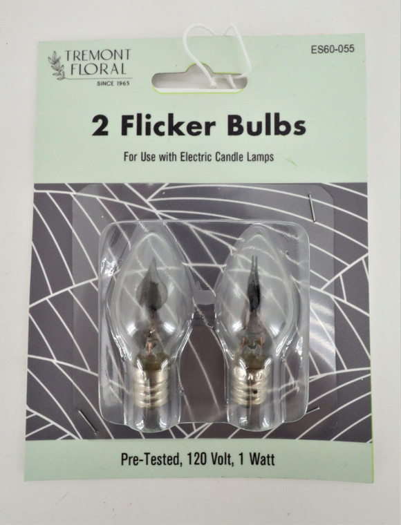 C7 Flicker Bulbs - 2 Bulbs Per Pack - Tremont Floral