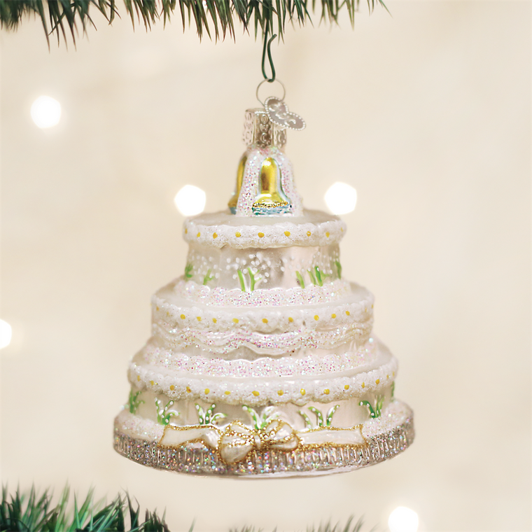 Old World Wedding Cake Ornament