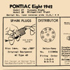 1942 Pontiac Eight Specification Chart, 27 Torpedo Eight, 28 Streamliner Eight