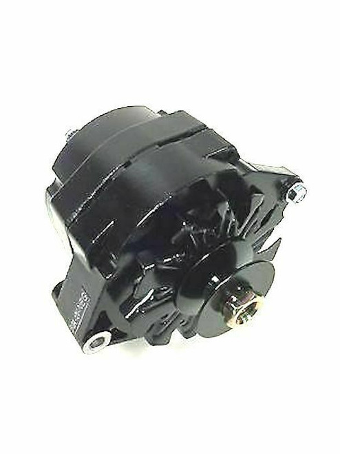 KMJ Performance Black 120 AMP 1-Wire 10si Alternator – Ford 1963-1986, V-Belt Pulley, 1G Case