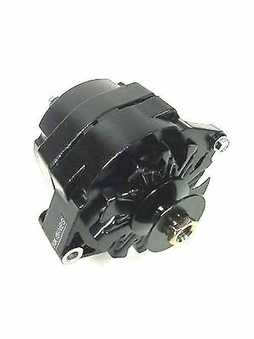 alternator 6 volt neg ground 50 amp 5/8" pulley  black  - ABSI-6NG-58