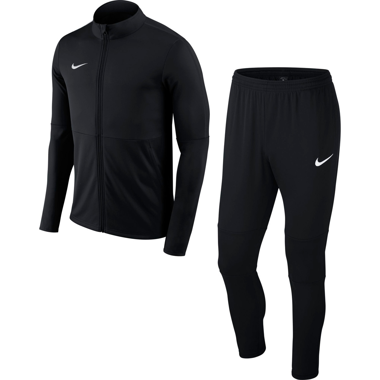 nike joggers black and white