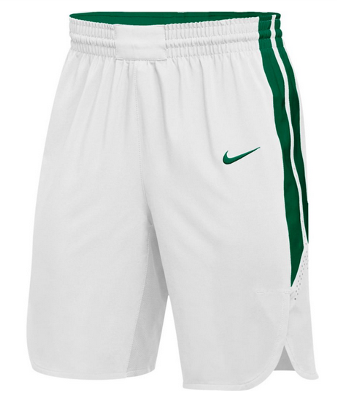 green and white nike shorts