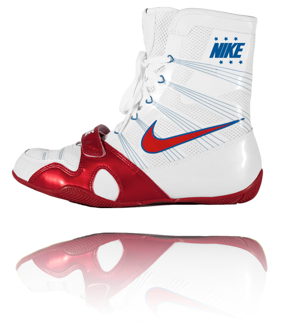 nike hyperko white red