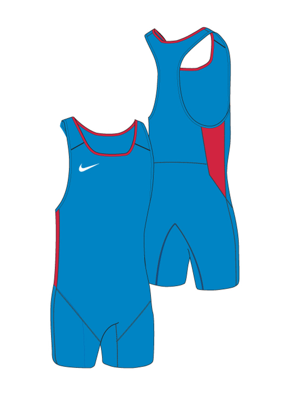 blue nike singlet