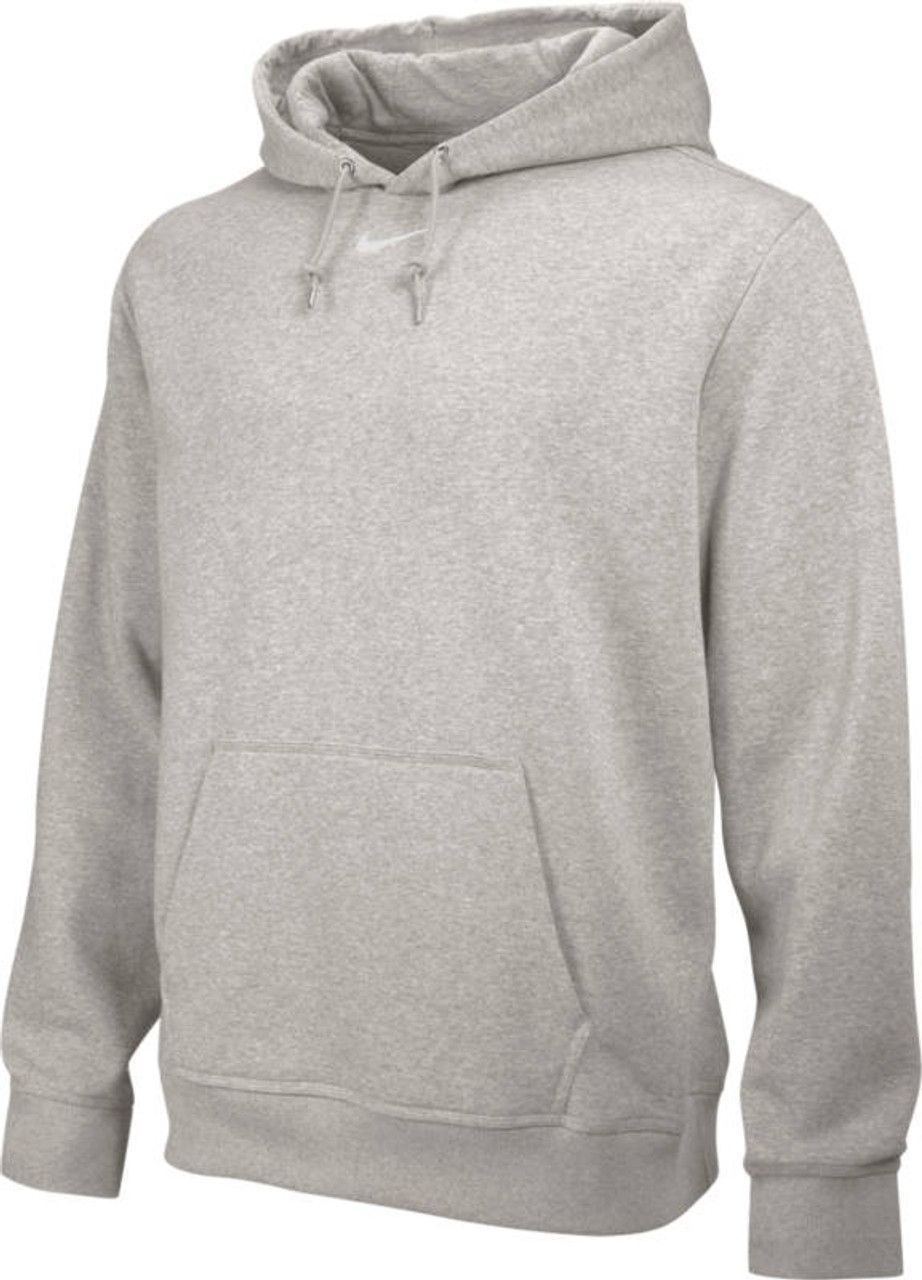 nike grey club fleece hoodie
