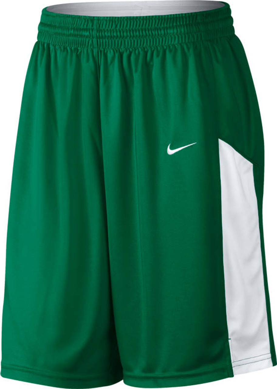 green and white nike shorts