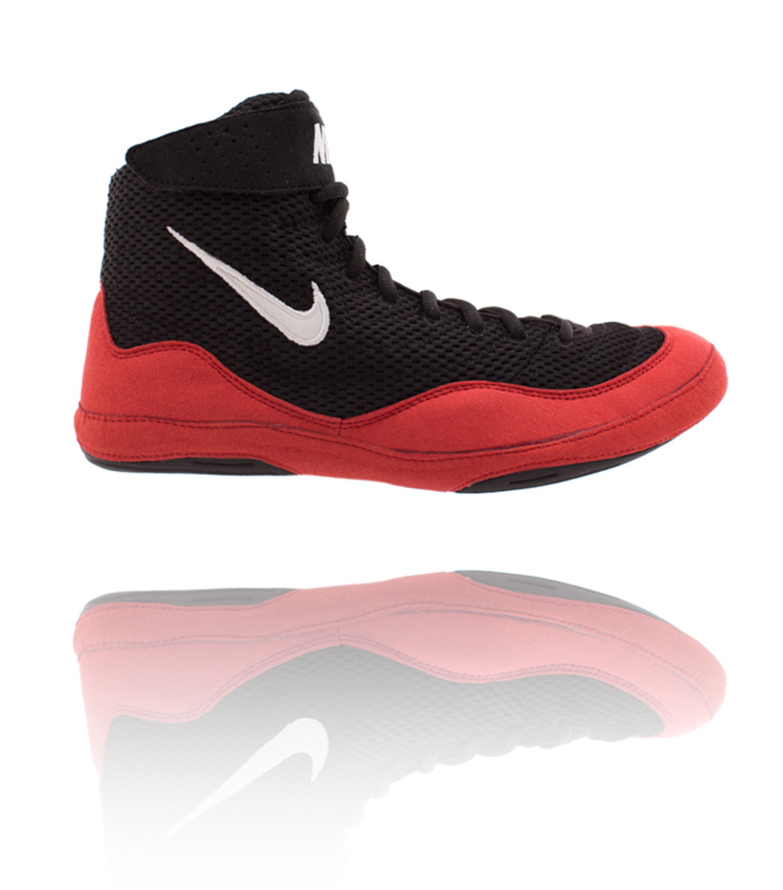 wrestling shoes red and black