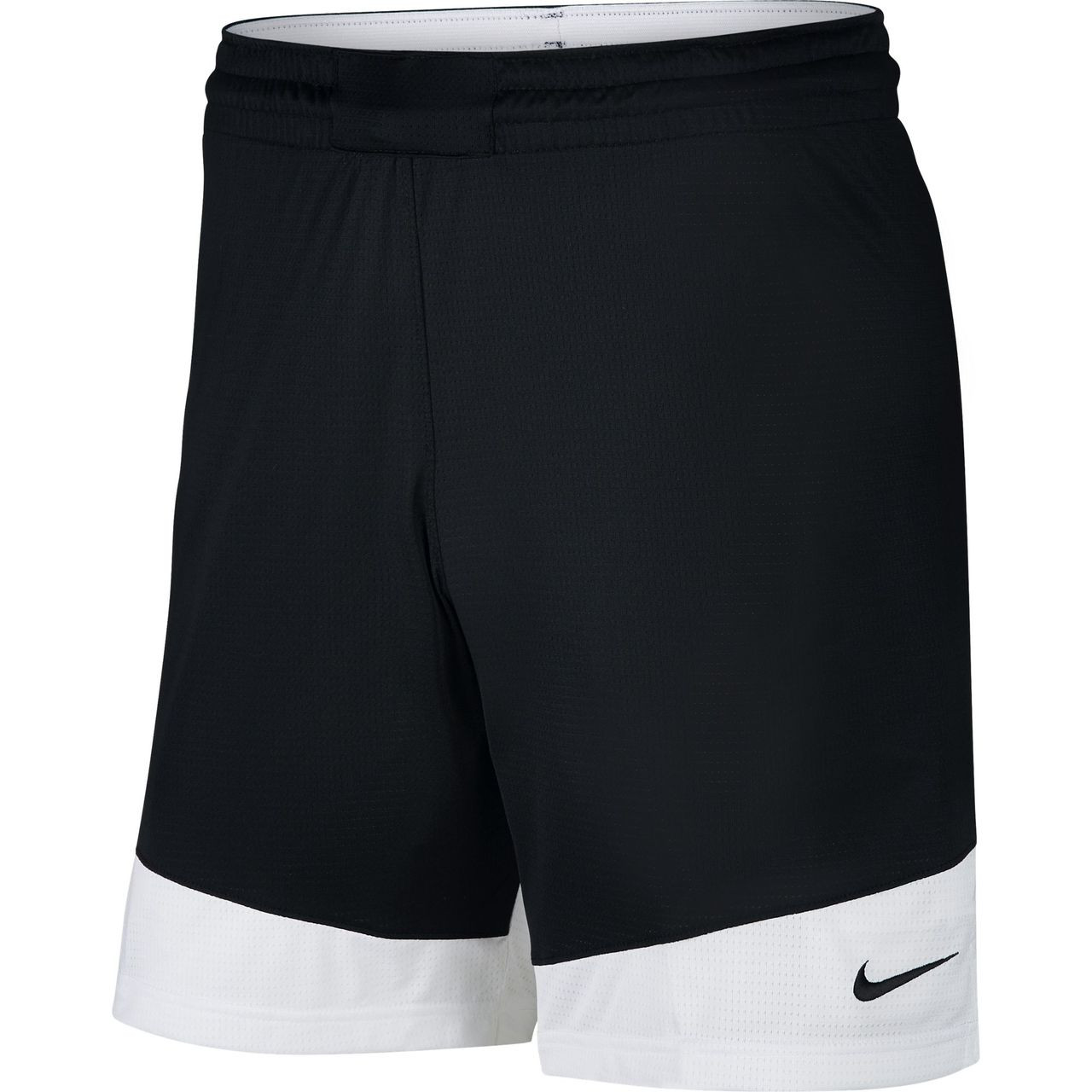 nike shorts black white