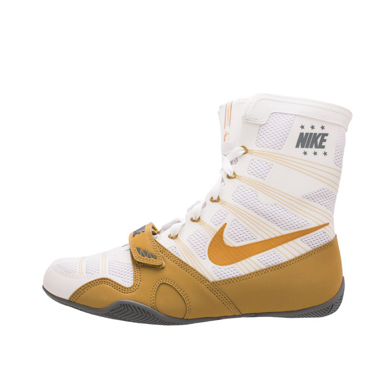 nike hyperko white and gold