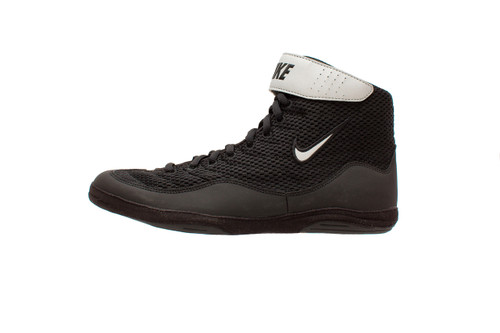 black and white nike wrestling shoes