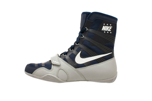 white and gold nike boxing boots