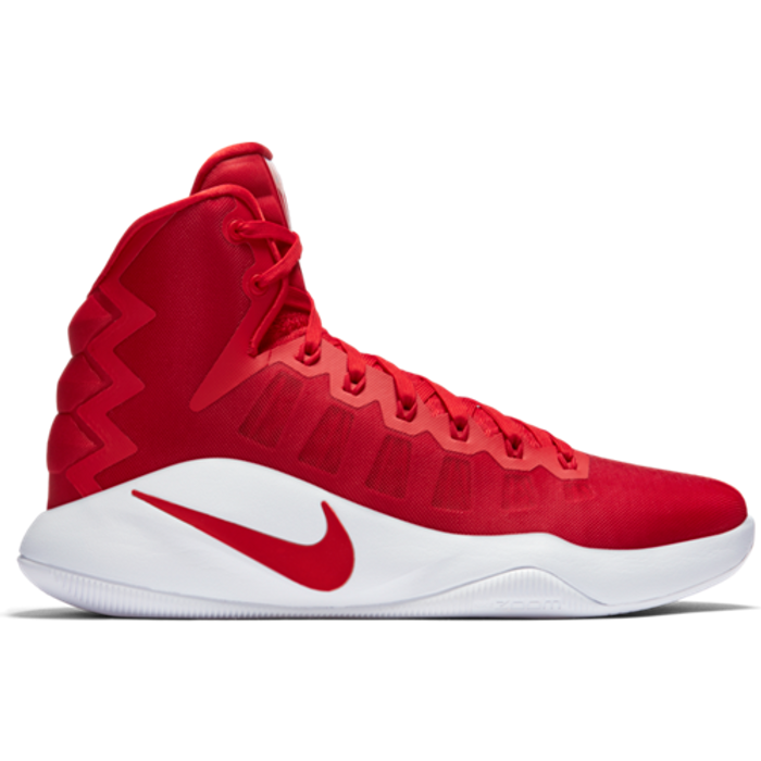 nike hyperdunk red and white