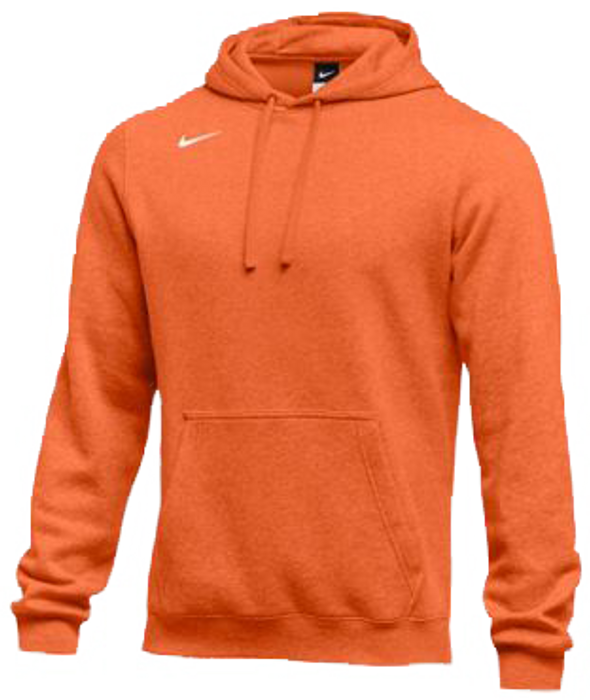 nike white and orange sweatshirt