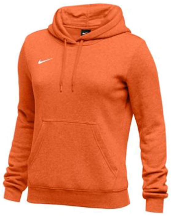 nike orange sweatshirt womens