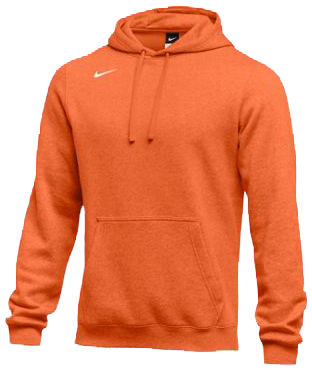 nike hoodie with orange