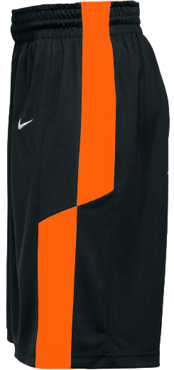 nike black and orange shorts