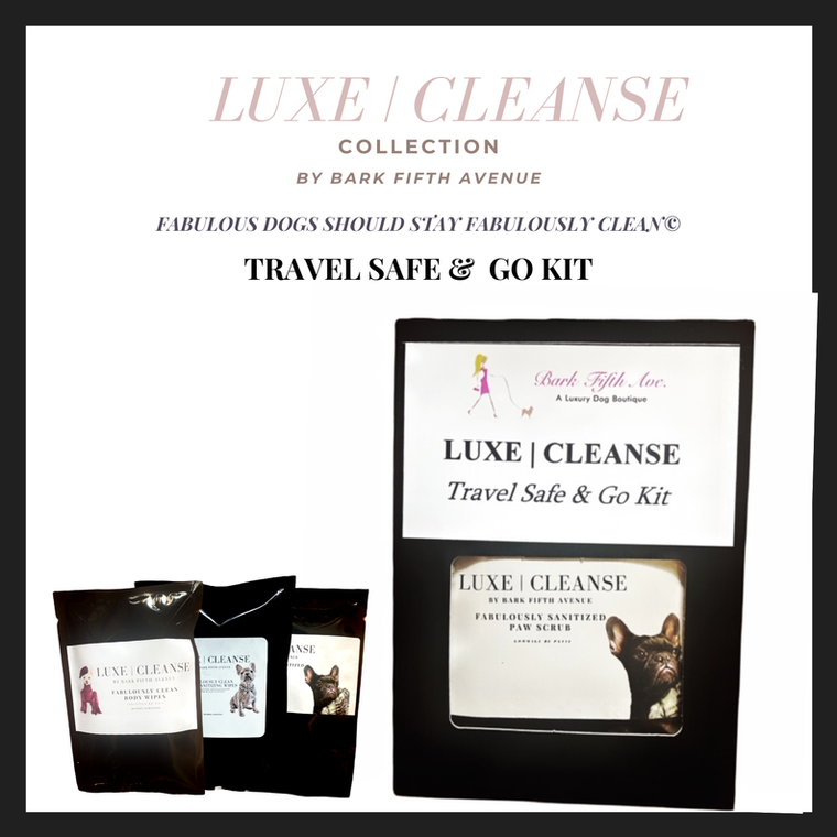 Bark Fifth Avenue Luxe Cleanse Travel Safe and Go Kit