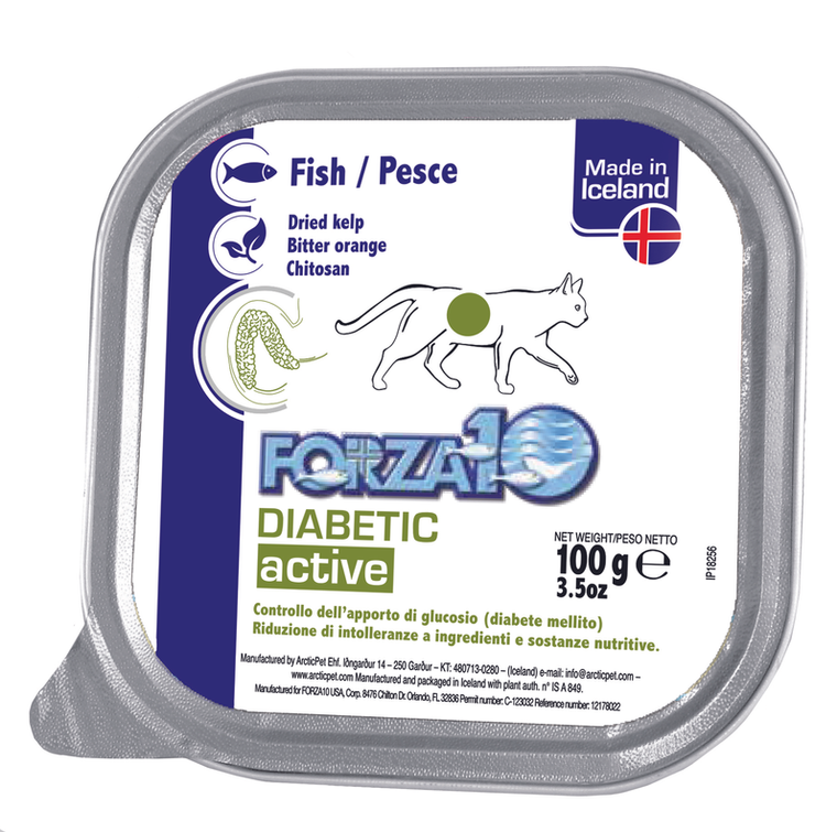 Forza10 Forza10 ActiWet Diabetic Support Icelandic Fish Recipe Canned Cat Food 3.5-oz
