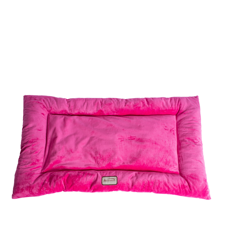 AeroMark International Inc Armarkat Pet Bed Mat, Dog Crate Soft Pad W Poly Fill Cushion M Vibrant Pink