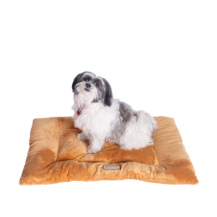 AeroMark International Inc Armarkat Pet Bed Mat, Dog Crate Soft Pad W Poly Fill Cushion L Earth Brown