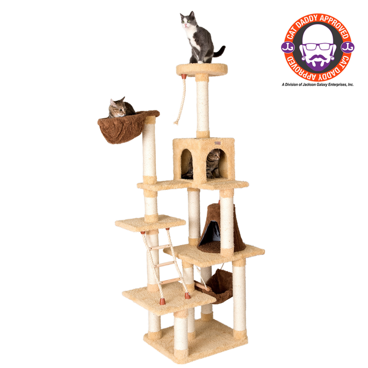 AeroMark International Inc Armarkat Cat Climber Play House, 78" Real Wood Cat furniture