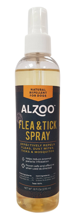 AB7 America, Inc. (ALZOO) ALZOO Plant-Based Flea and Tick Repellent Spray for Dogs