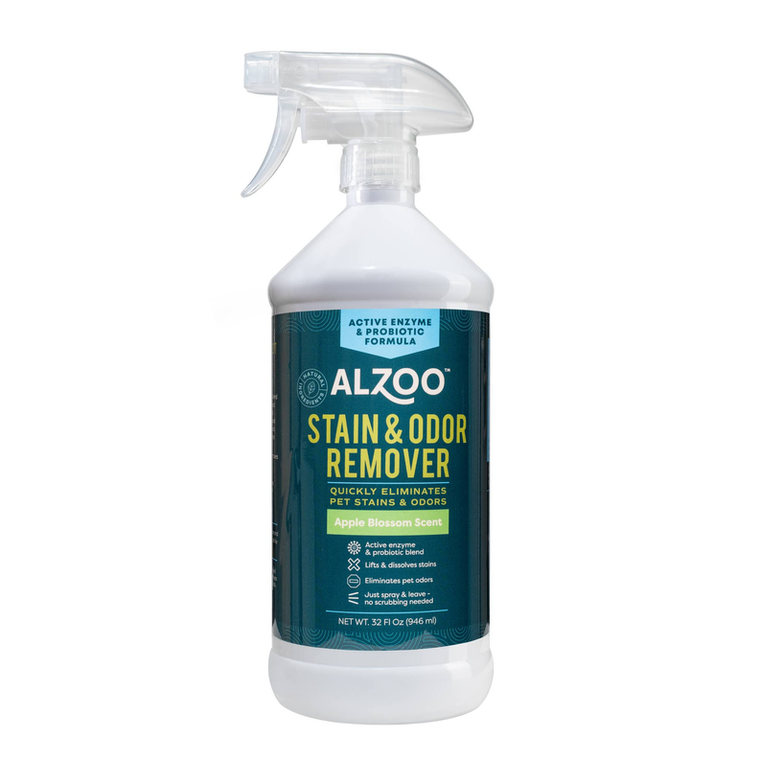AB7 America, Inc. (ALZOO) ALZOO Enzymatic Stain & Odor Remover 16oz Apple Blossom Apple Blossom