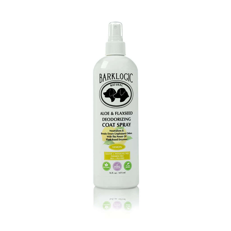 Logic Products BarkLogic Aloe & Flaxseed Deodorizing Coat Spray Lemon Tree