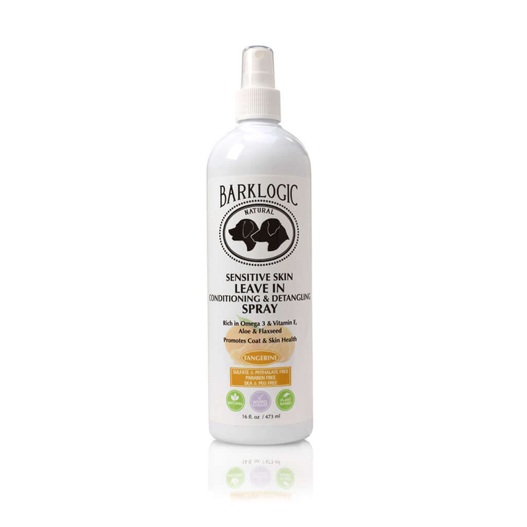 Logic Products BarkLogic Sensitive Skin Leave In Conditioning & Detangling Spray Tangerine