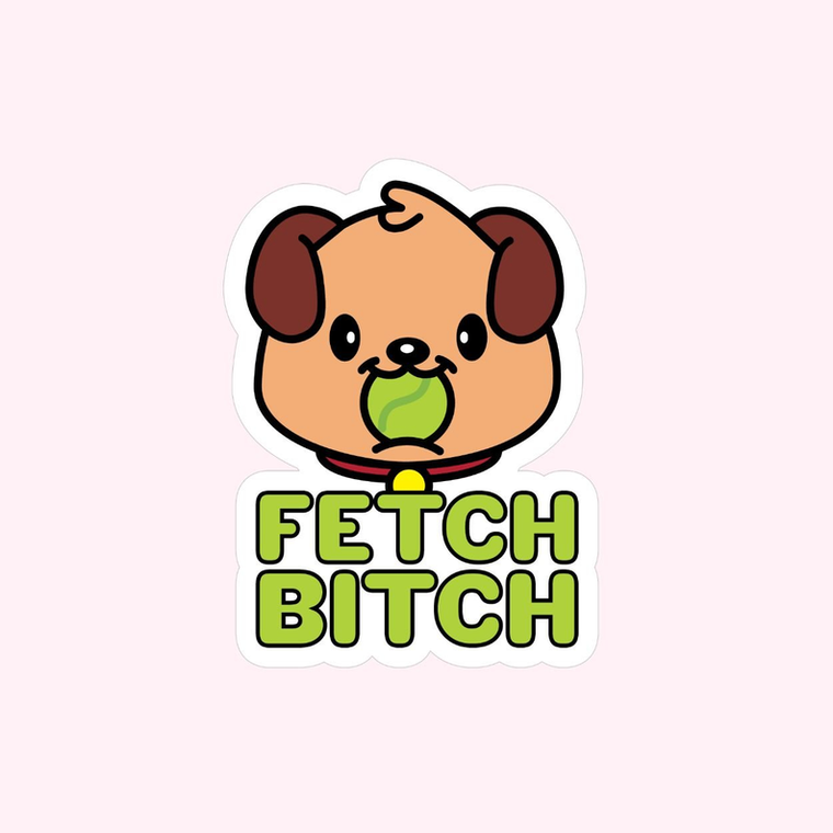 K&M Associates, LP Fetch Bitch Sticker