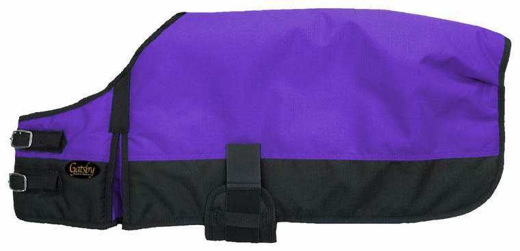 Choice Brands Unlimited, LLC Gatsby 600D Ripstop Waterproof Dog Blanket Small Purple / Black