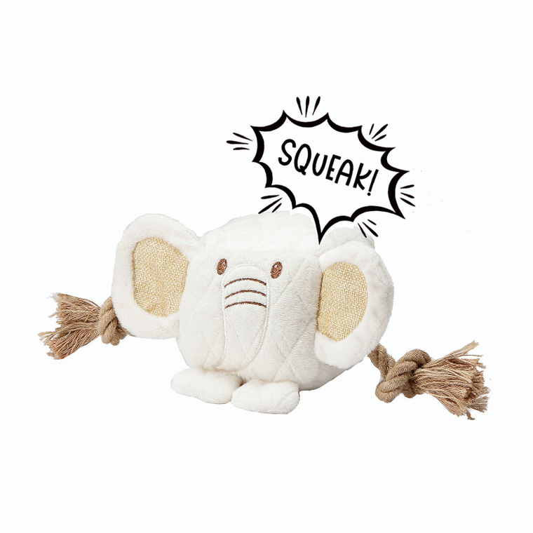 Petique Inc Cute Chunky Elephant Pet Toy