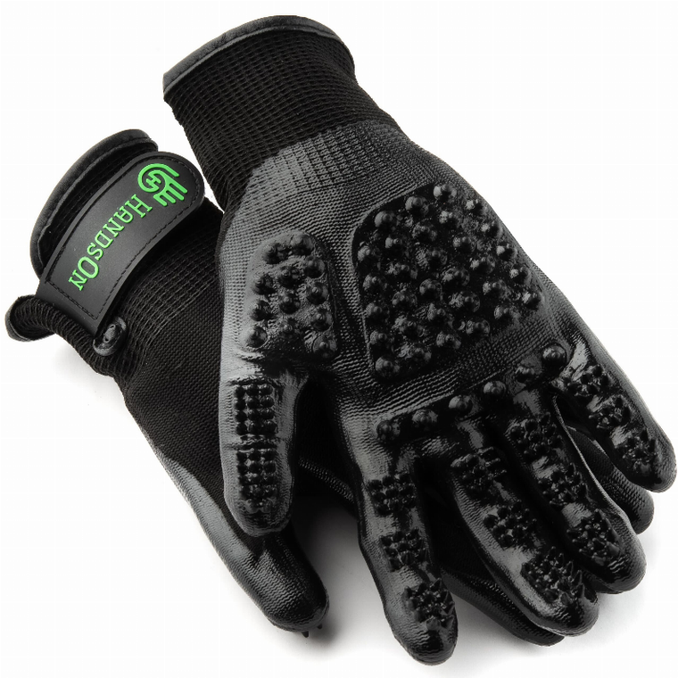 HandsOn Equine, LLC HandsOn Gloves Medium Black