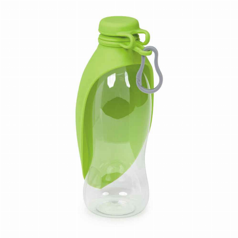 Pet Edge CP Folding Leaf Travel Bottle 18oz 3oz Green