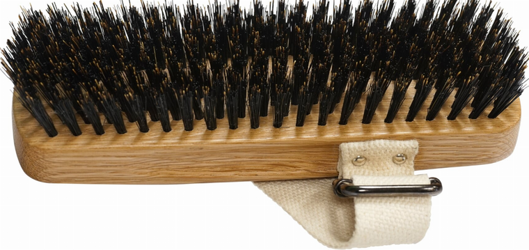 Bass Brushes Bass Brushes- Shine & Condition Equine Brush Oval Medium Dark Bamboo
