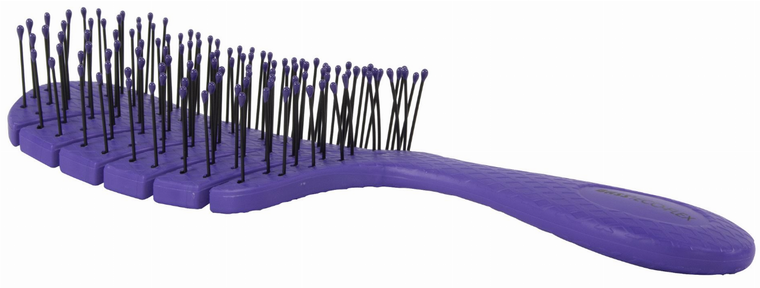 Bass Brushes Bass Brushes- The BIO-FLEX Detangling Pet Brush Leaf Shape Pink