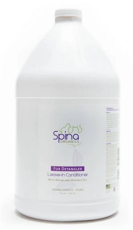 Spina Organics Fur Detangler Leave-In 1 Gallon